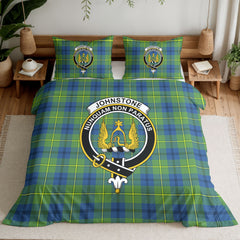 Johnstone Ancient Tartan Crest Bedding Set