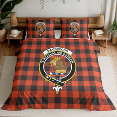 MacGregor Rob Roy Ancient Tartan Crest Bedding Set