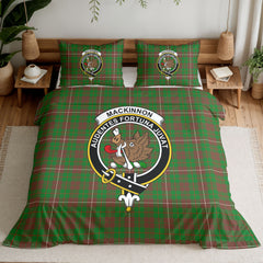 MacKinnon Hunting Modern Tartan Crest Bedding Set