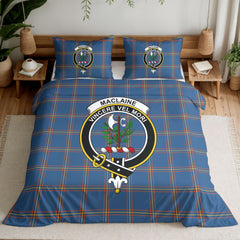 MacLaine of Loch Buie Hunting Ancient Tartan Crest Bedding Set