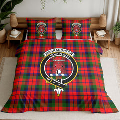 MacNaughton Modern Tartan Crest Bedding Set