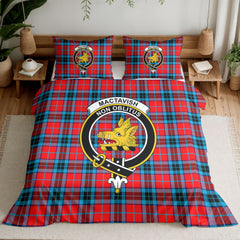 MacTavish Modern Tartan Crest Bedding Set