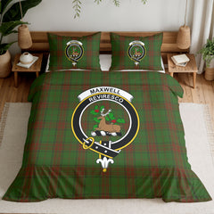 Maxwell Hunting Tartan Crest Bedding Set