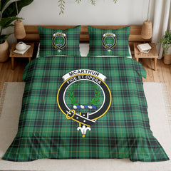 McArthur Ancient Tartan Crest Bedding Set
