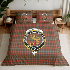 McIntosh Hunting Weathered Tartan Crest Bedding Set