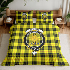 McLeod of Lewis Modern Tartan Crest Bedding Set
