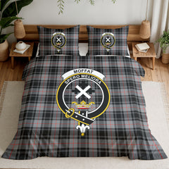 Moffat Modern Tartan Crest Bedding Set