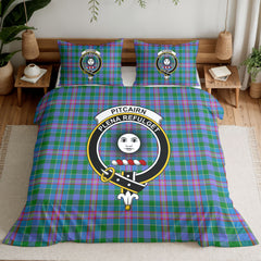 Pitcairn Hunting Tartan Crest Bedding Set
