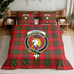 Stewart of Appin Modern Tartan Crest Bedding Set