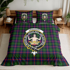 Urquhart Modern Tartan Crest Bedding Set
