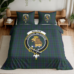 Walker Hunting Tartan Crest Bedding Set