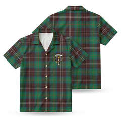 Chisholm Hunting Ancient Tartan Crest Hawaiian Shirt