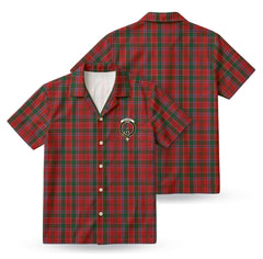Dalzell Tartan Crest Hawaiian Shirt