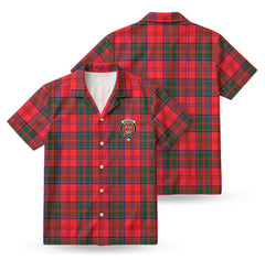 Drummond Modern Tartan Crest Hawaiian Shirt