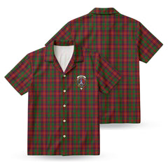 Geddes Tartan Crest Hawaiian Shirt