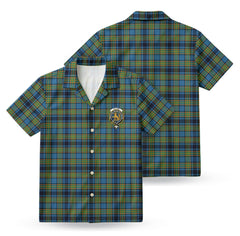 Gillies Ancient Tartan Crest Hawaiian Shirt