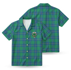 Irvine Ancient Tartan Crest Hawaiian Shirt