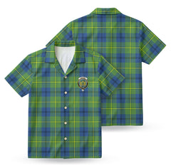 Johnson Ancient Tartan Crest Hawaiian Shirt