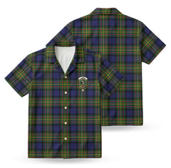 Laws Tartan Crest Hawaiian Shirt