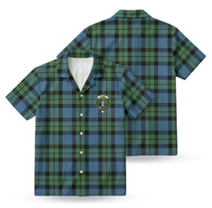 MacKay Ancient Tartan Crest Hawaiian Shirt