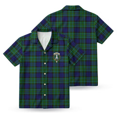 McCallum Modern Tartan Crest Hawaiian Shirt