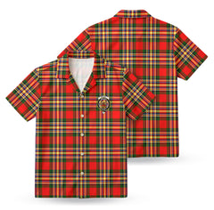 McGill Modern Tartan Crest Hawaiian Shirt