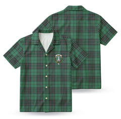 McLean Hunting Ancient Tartan Crest Hawaiian Shirt