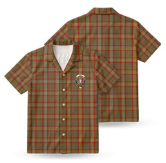 Reid Ancient Tartan Crest Hawaiian Shirt