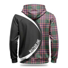 MacFarlane Hunting Modern Tartan Crest Hoodie - Circle Style