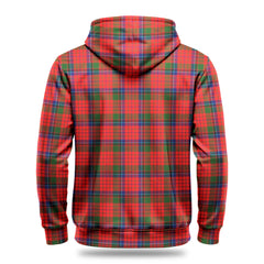 Nicolson Modern Tartan Crest Hoodie