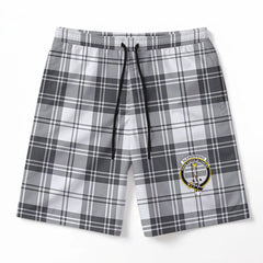 Glendinning Tartan Crest Men's Beach Shorts