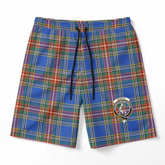 McBeth Ancient Tartan Crest Men's Beach Shorts