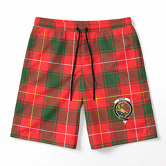 McFie Tartan Crest Men's Beach Shorts