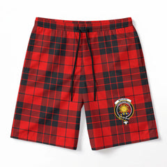 McLeod of Raasay Tartan Crest Men's Beach Shorts