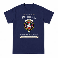 Riddell Tartan Crest Mischief and Mayhem T-shirt