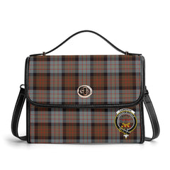 Cameron of Erracht Weathered Tartan Crest Satchel Bag