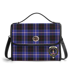 Dunlop Modern Tartan Crest Satchel Bag