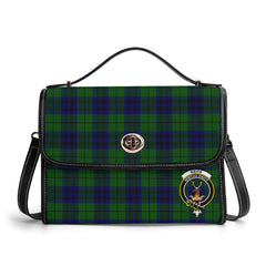 Keith Modern Tartan Crest Satchel Bag