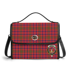 Lumsden Modern Tartan Crest Satchel Bag