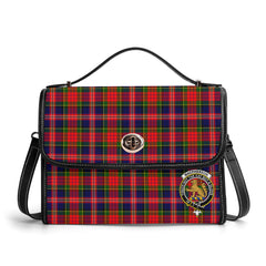 MacPherson Modern Tartan Crest Satchel Bag