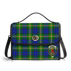 Maitland Tartan Crest Satchel Bag