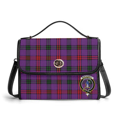 Montgomery Modern Tartan Crest Satchel Bag