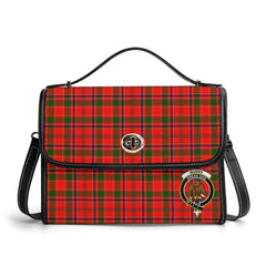 Munro Modern Tartan Crest Satchel Bag