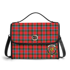 Sinclair Modern Tartan Crest Satchel Bag