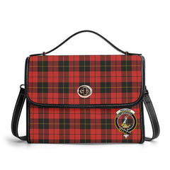 Wallace Weathered Tartan Crest Satchel Bag