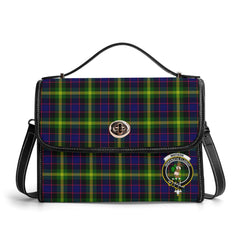 Watson Modern Tartan Crest Satchel Bag
