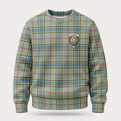 Balfour Blue Tartan Crest Sweater