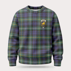 Campbell Argyll Modern Tartan Crest Sweater