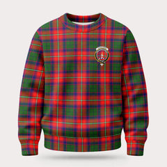 Charteris (Earl of Wemyss) Tartan Crest Sweater