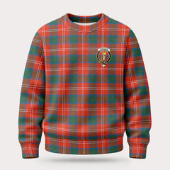 Chisholm Ancient Tartan Crest Sweater